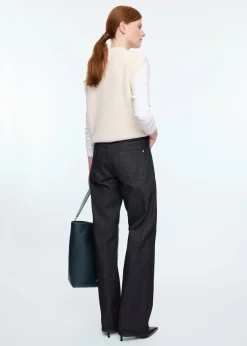 Knitted rib spencer