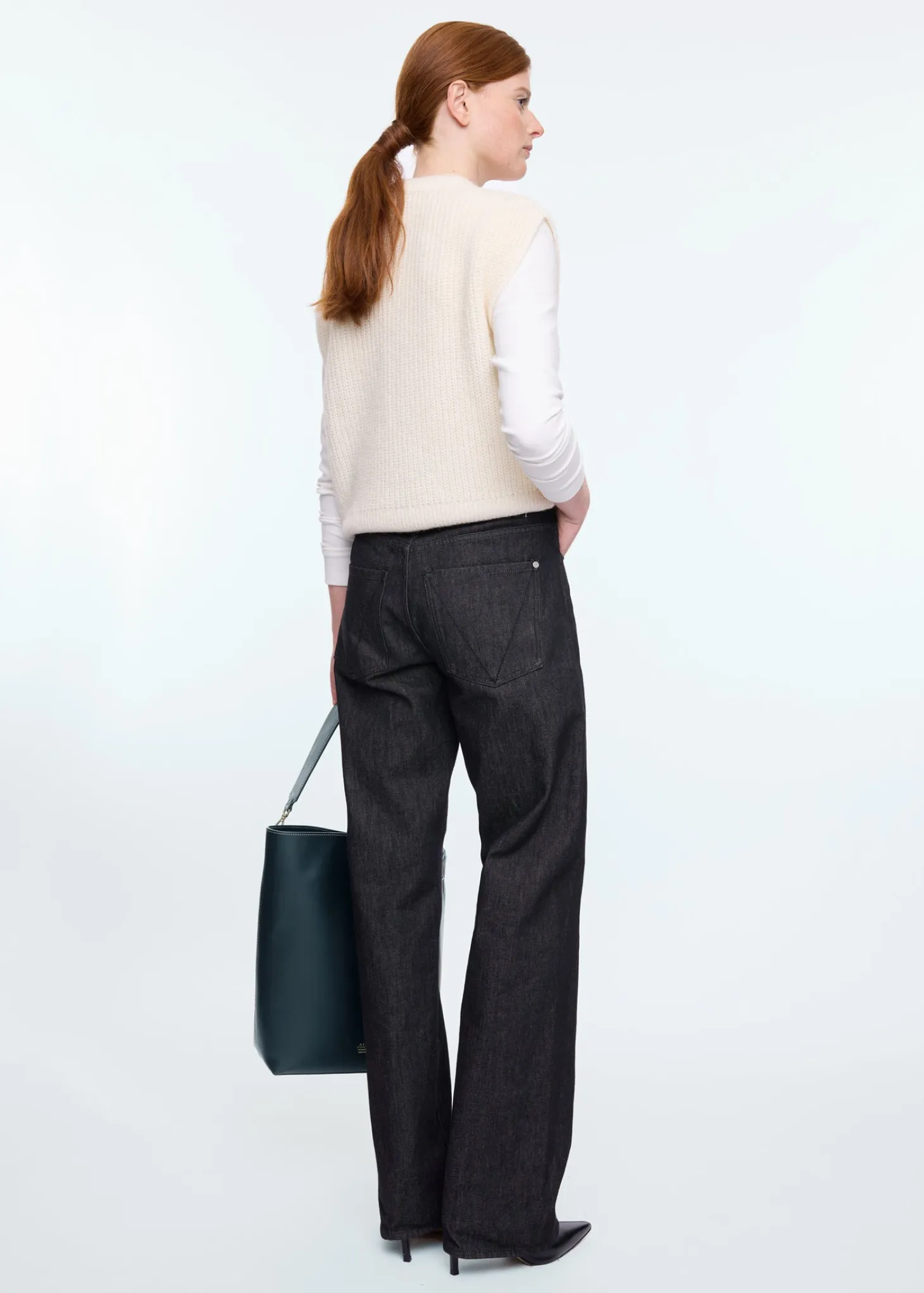 Knitted rib spencer