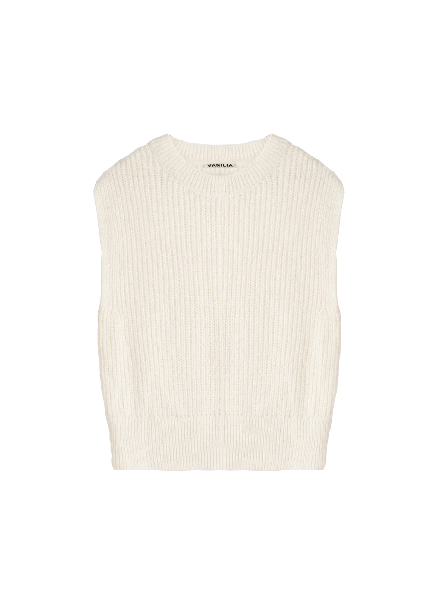 Knitted rib spencer