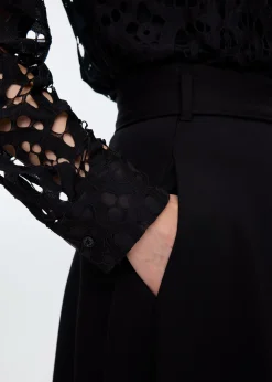 Lace tunic blouse
