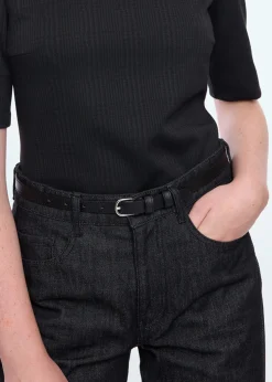 Leather belt