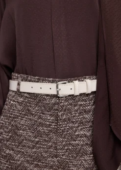 Leather belt