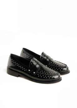 Leather loafers