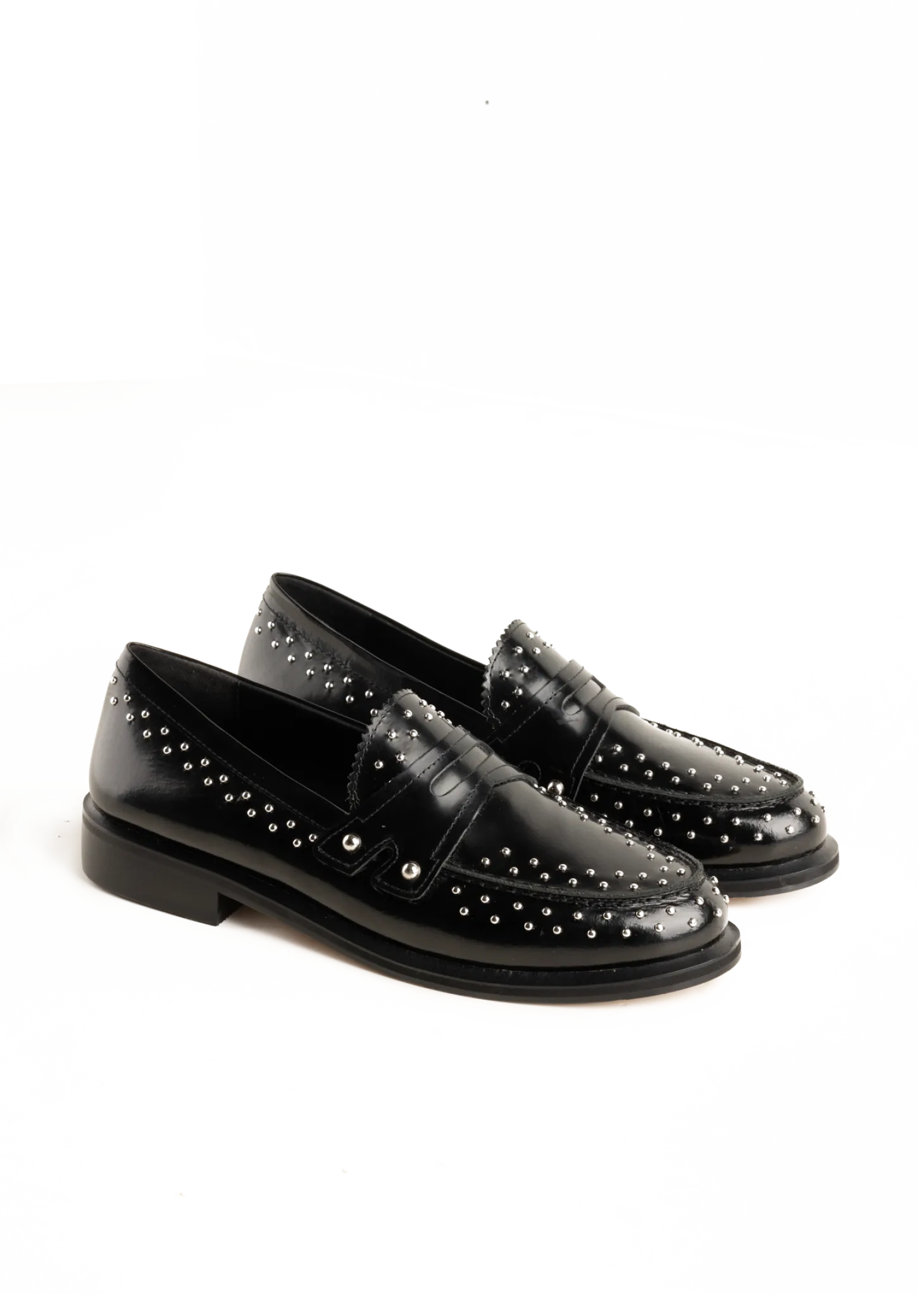 Leather loafers