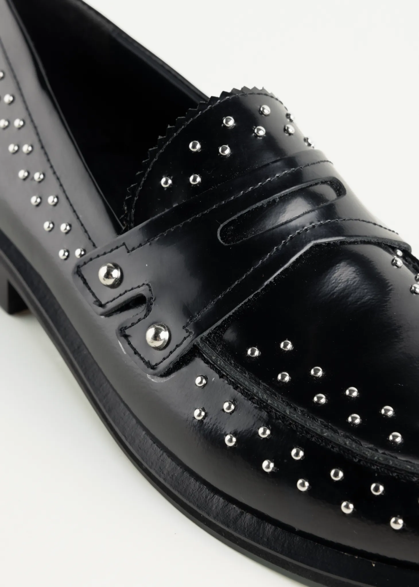 Leather loafers