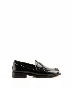 Leather loafers