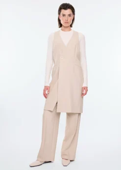 Long soft gilet