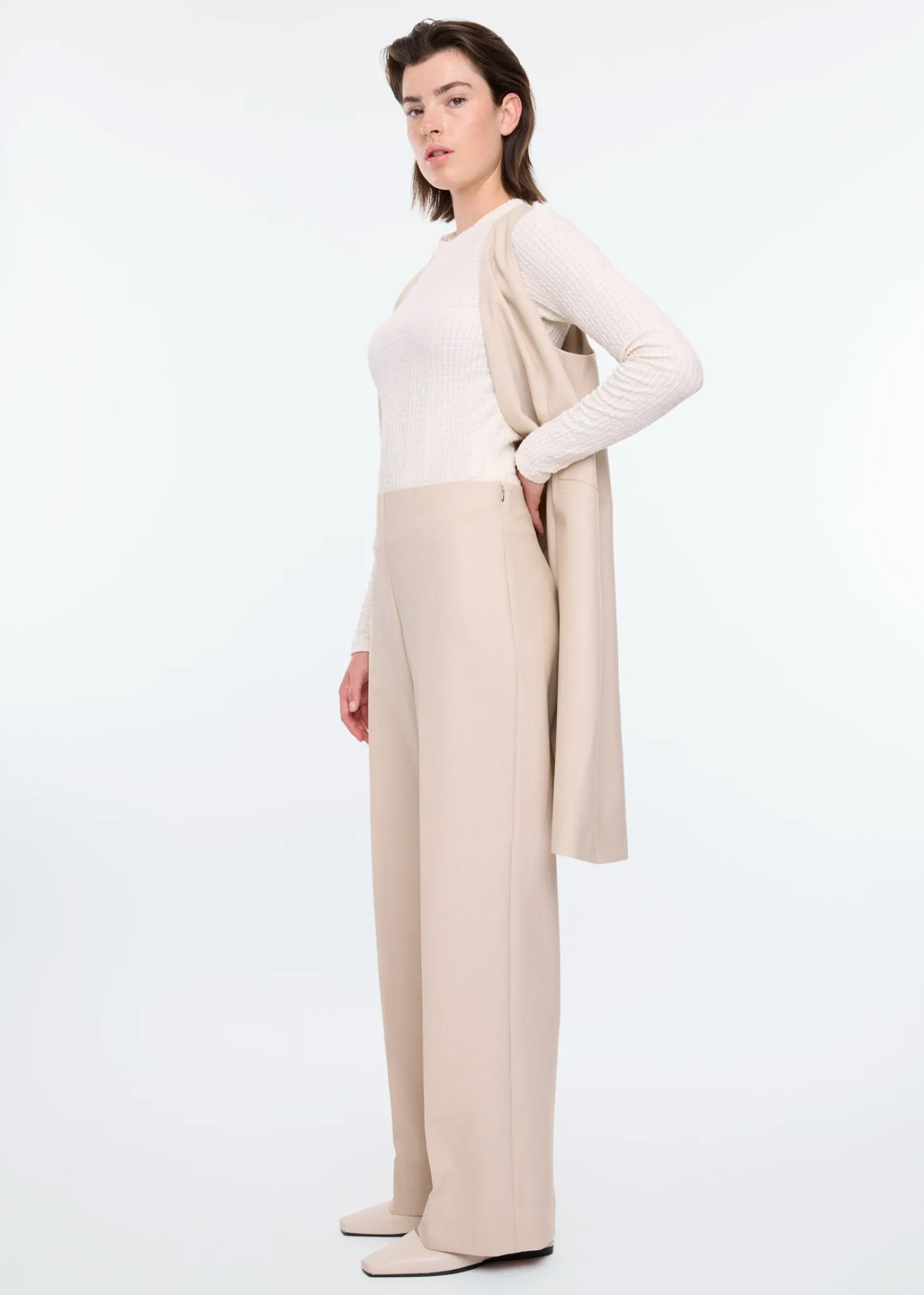 Long soft gilet