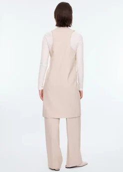 Long soft gilet