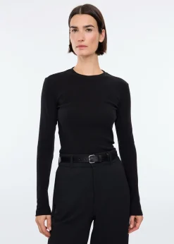 Lyocell ribbed longsleeve