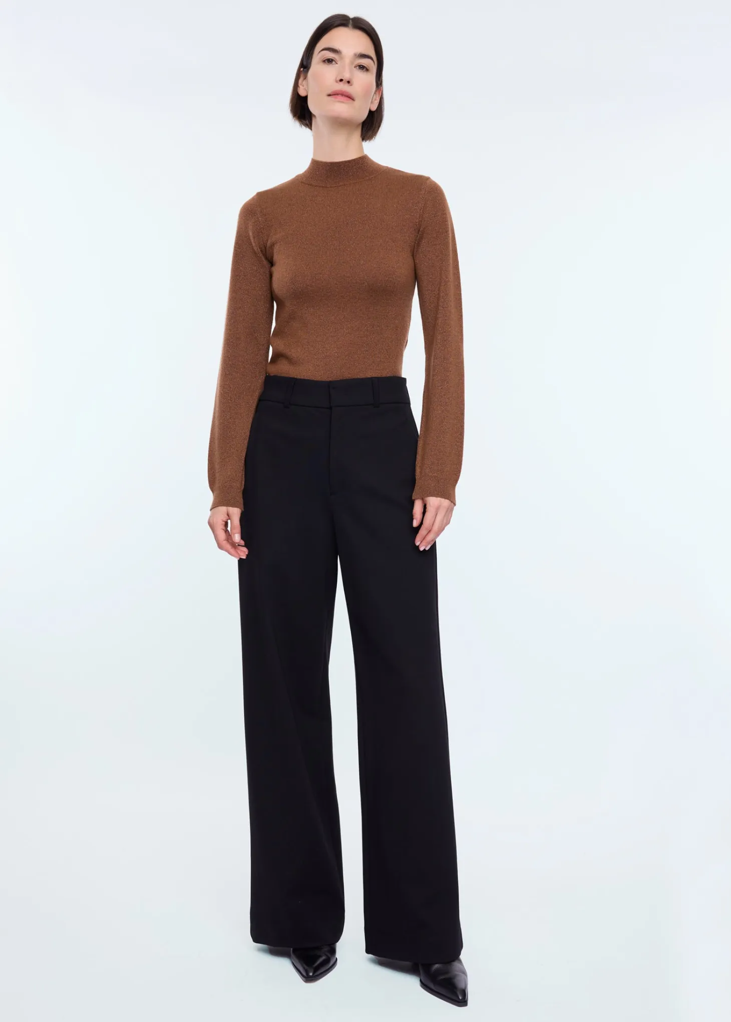 Mockneck sparkle longsleeve
