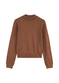 Mockneck sparkle longsleeve