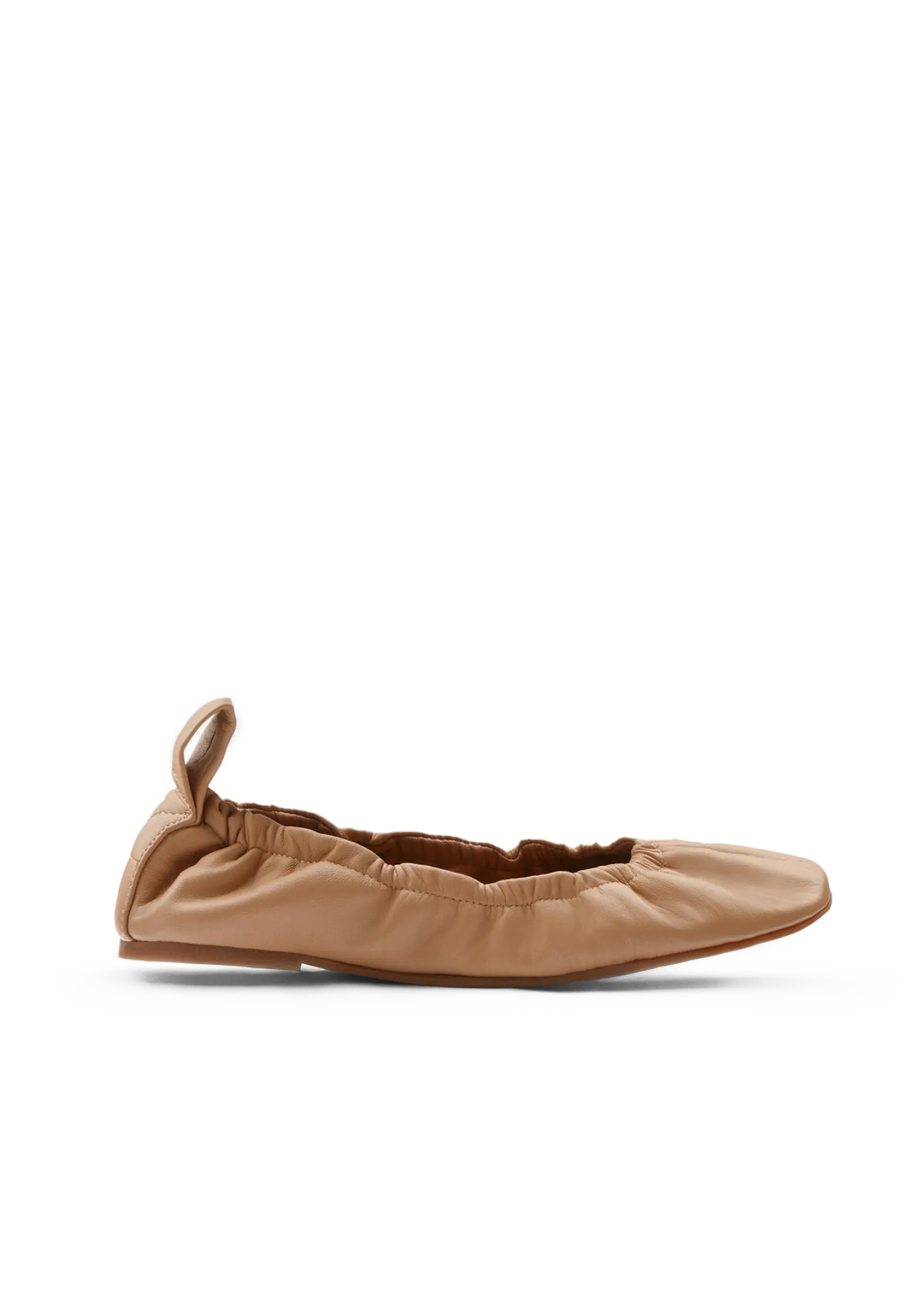 Nappa leren ballerina