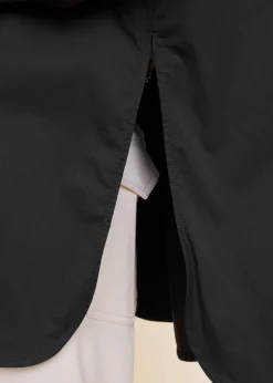 Oversized poplin blouse