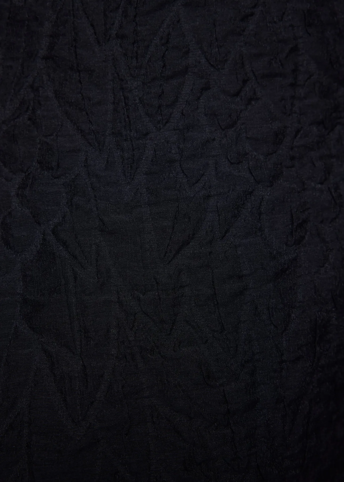 Pleated seersucker skirt
