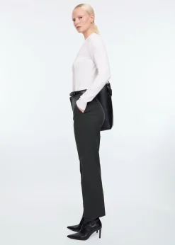 Rib v-neck top