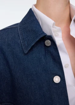 Rinsed denim jacket
