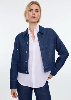 Rinsed denim jacket