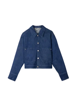 Rinsed denim jacket
