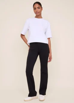 Round neck jersey T-shirt