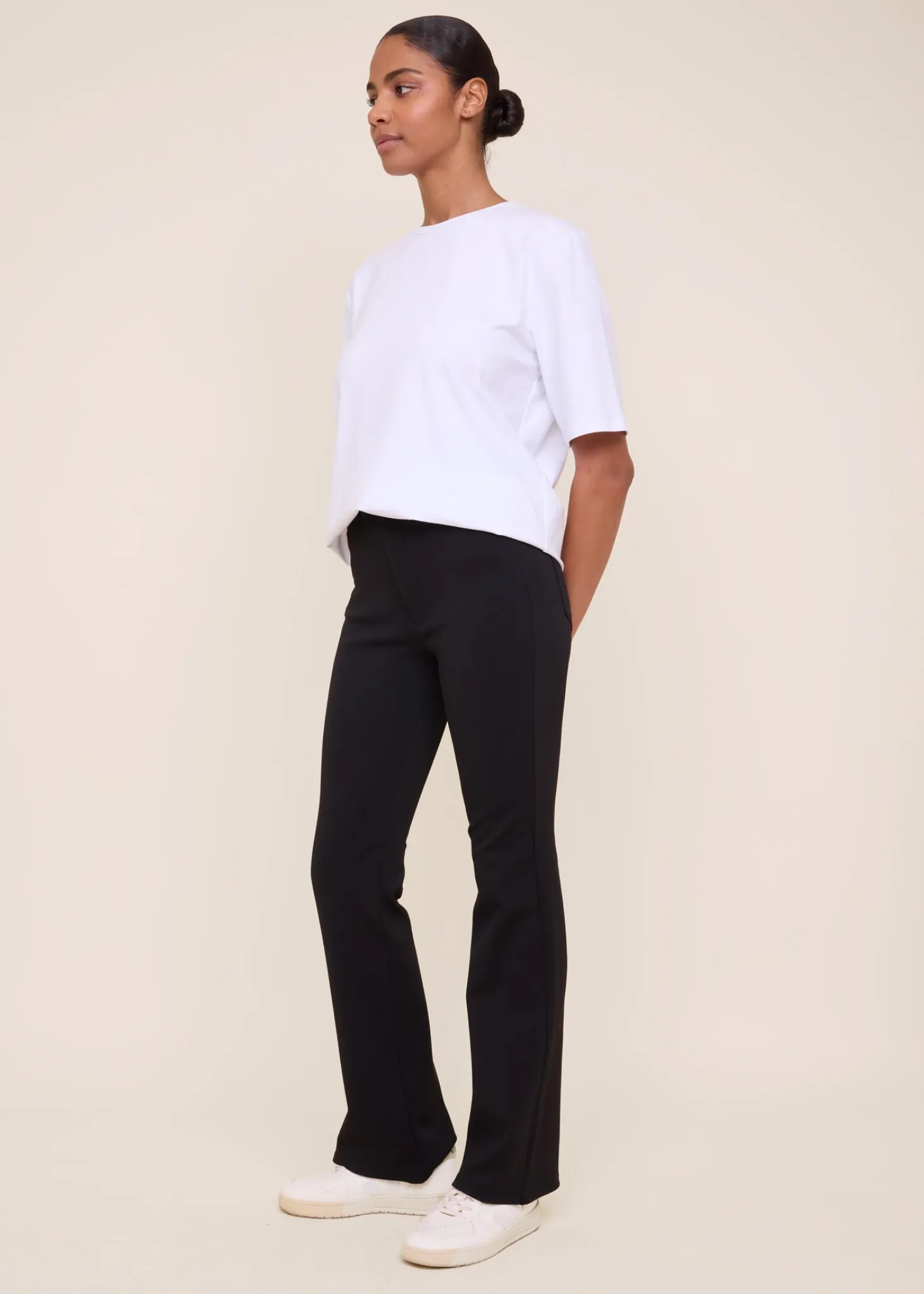 Round neck jersey T-shirt