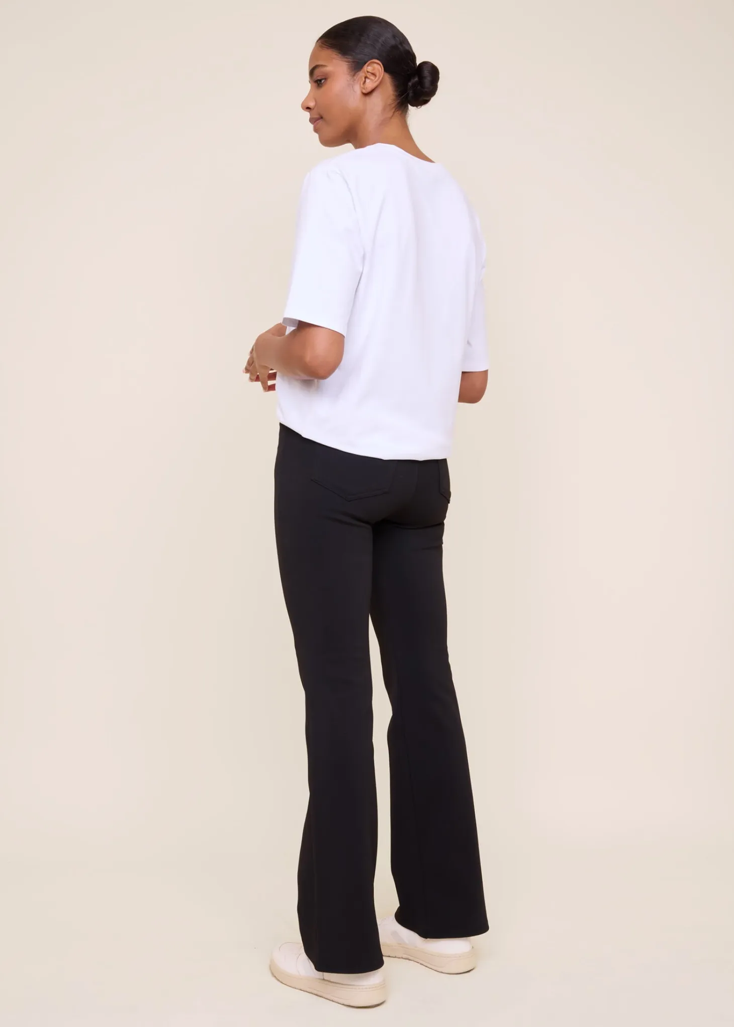 Round neck jersey T-shirt