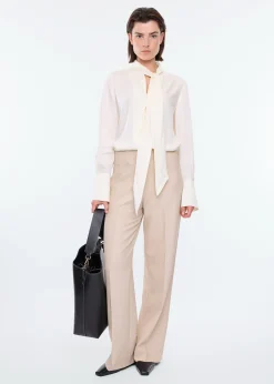 Scarf lyocell blouse