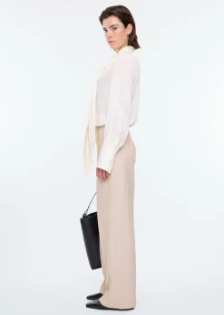 Scarf lyocell blouse