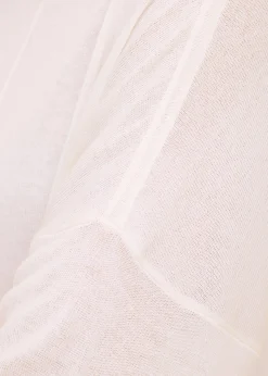 Sheer knit t-shirt