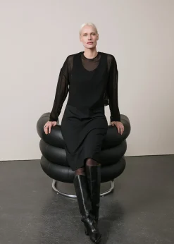 Sheer layered dress