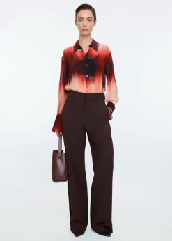 Sheer viscose shirt