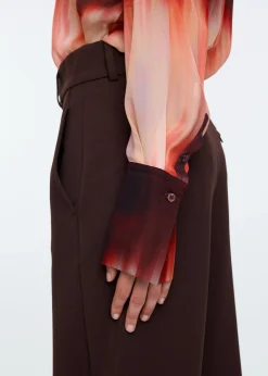 Sheer viscose shirt