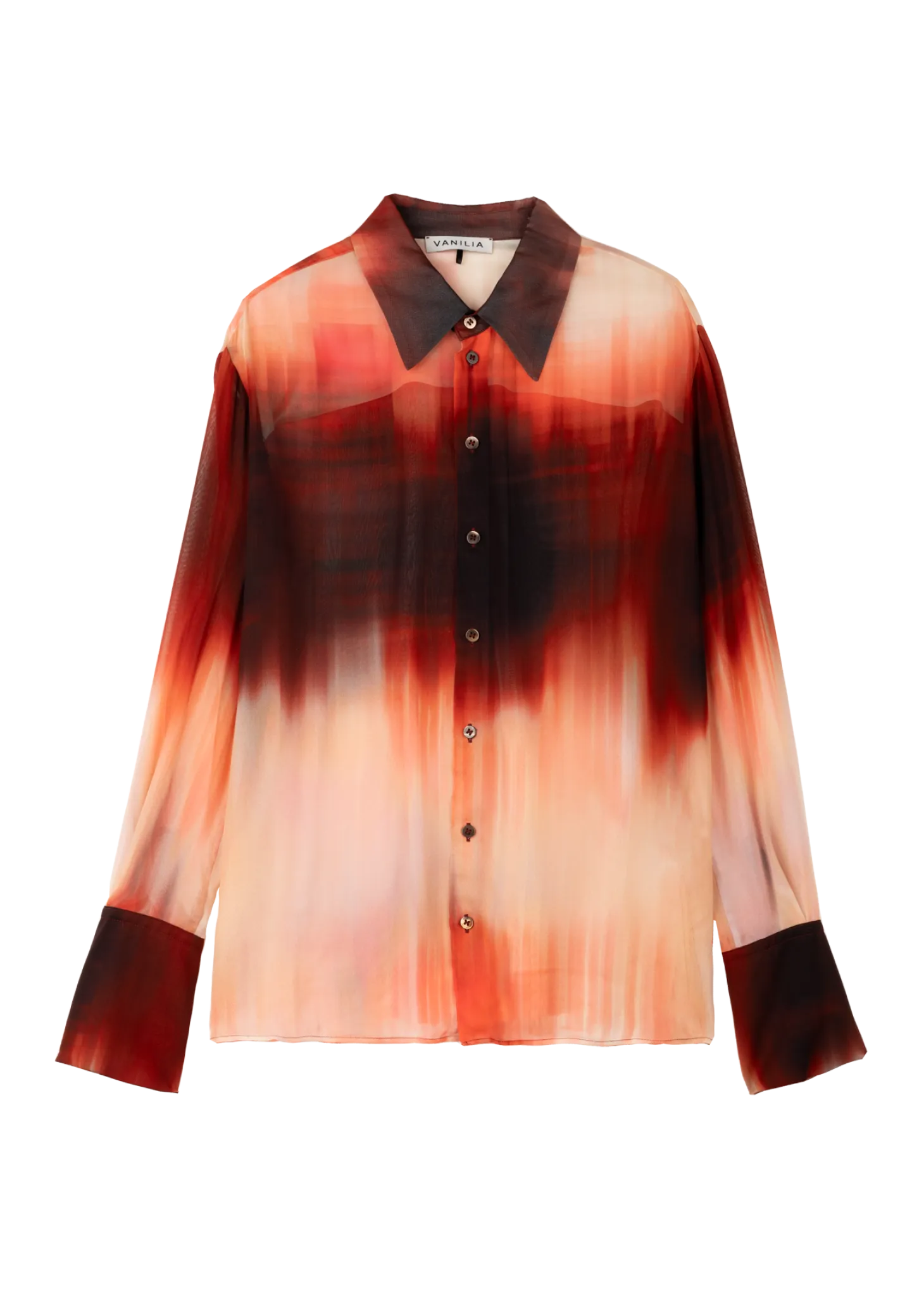 Sheer viscose shirt