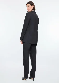 Soft melange blazer