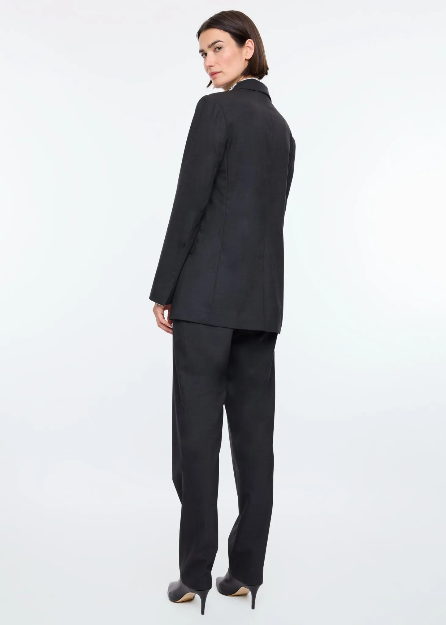 Soft melange blazer