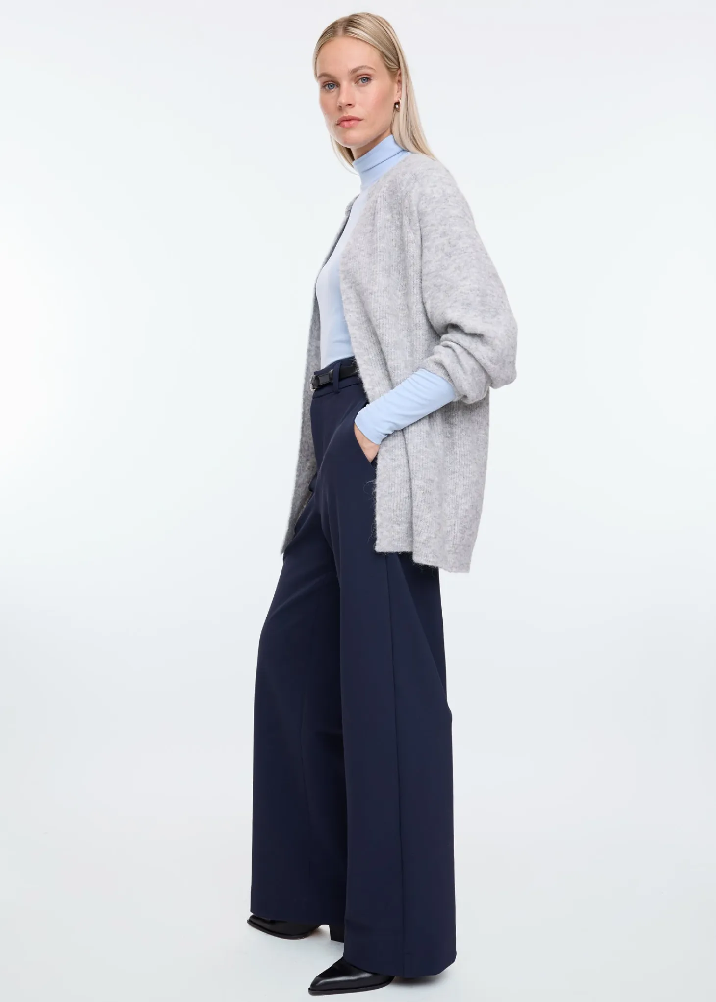 Soft wool blend cardigan