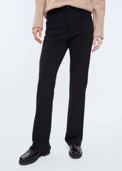 Stretch flared broek