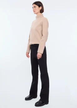 Stretch flared broek