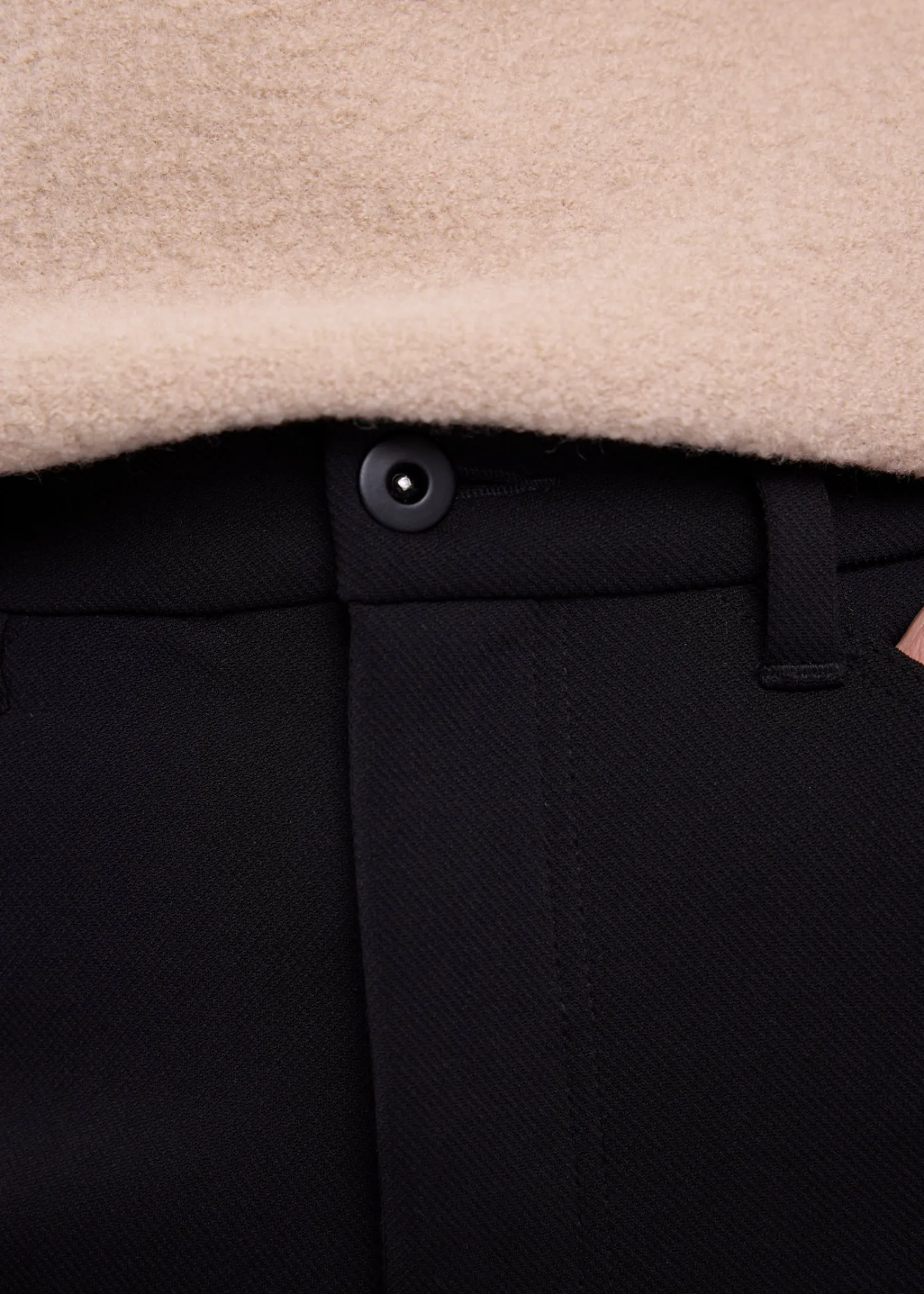 Stretch flared broek