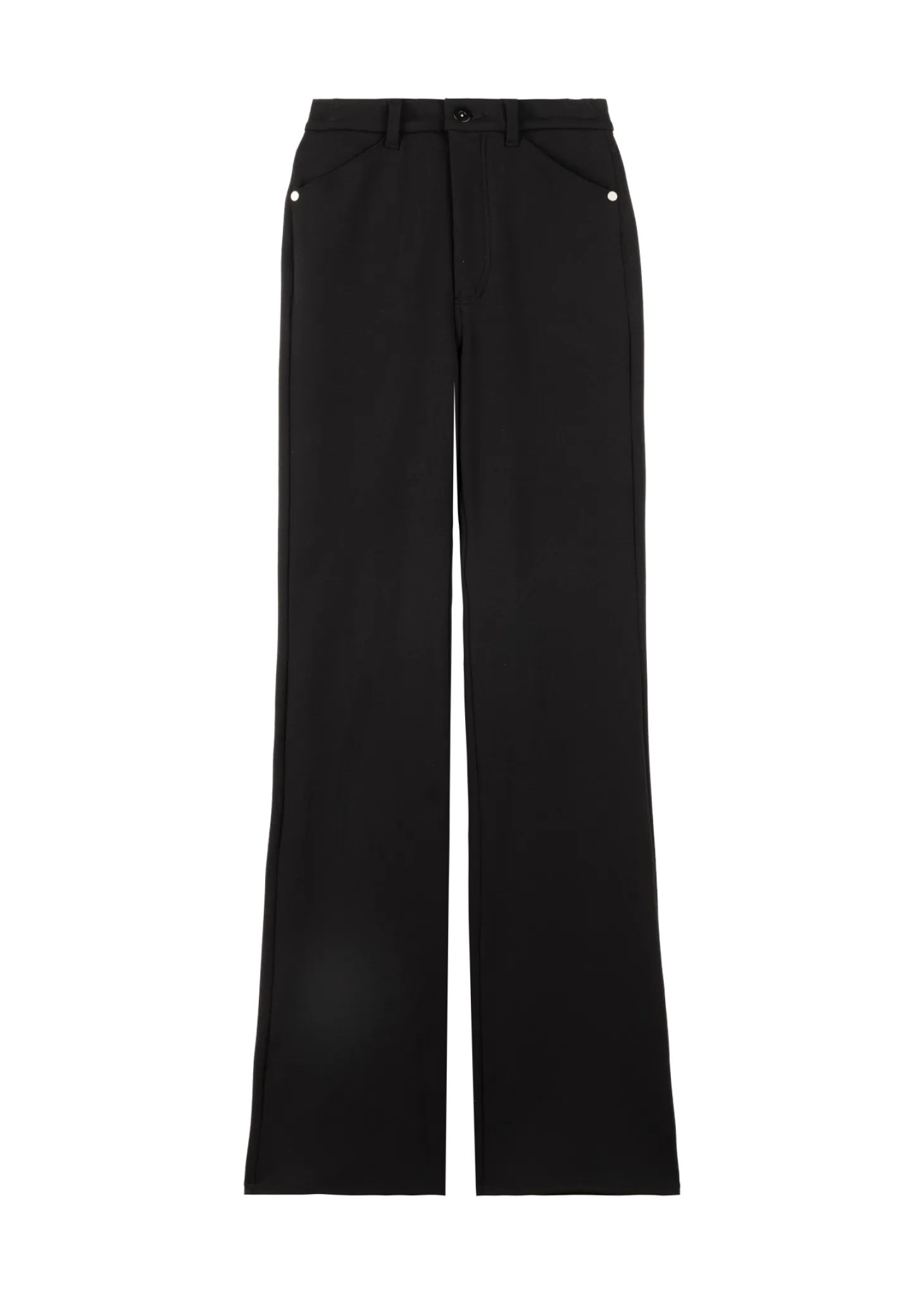 Stretch flared broek