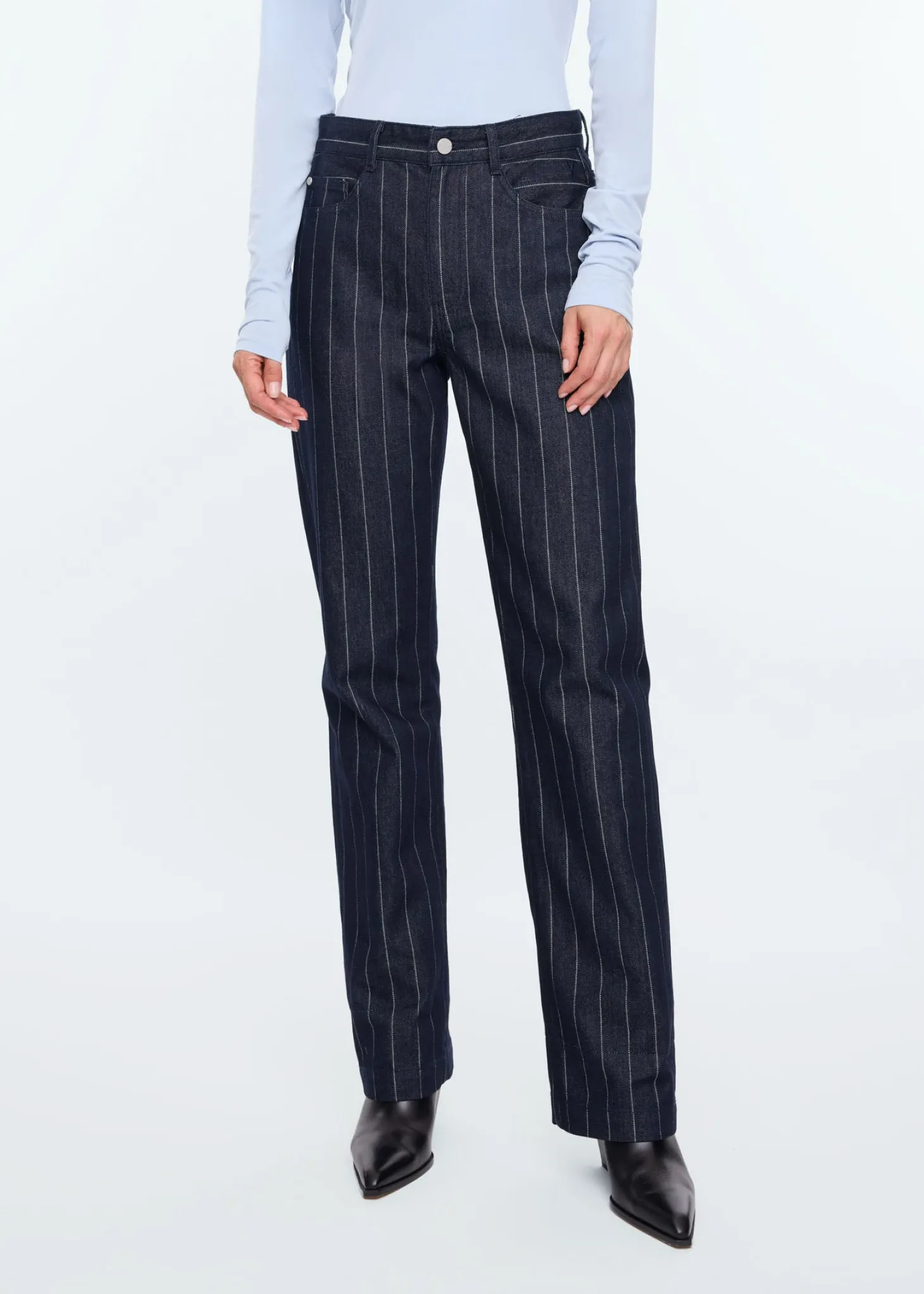 Striped jeans