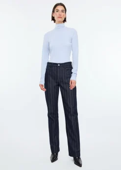 Striped jeans