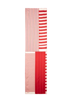 Stripe scarf vari long