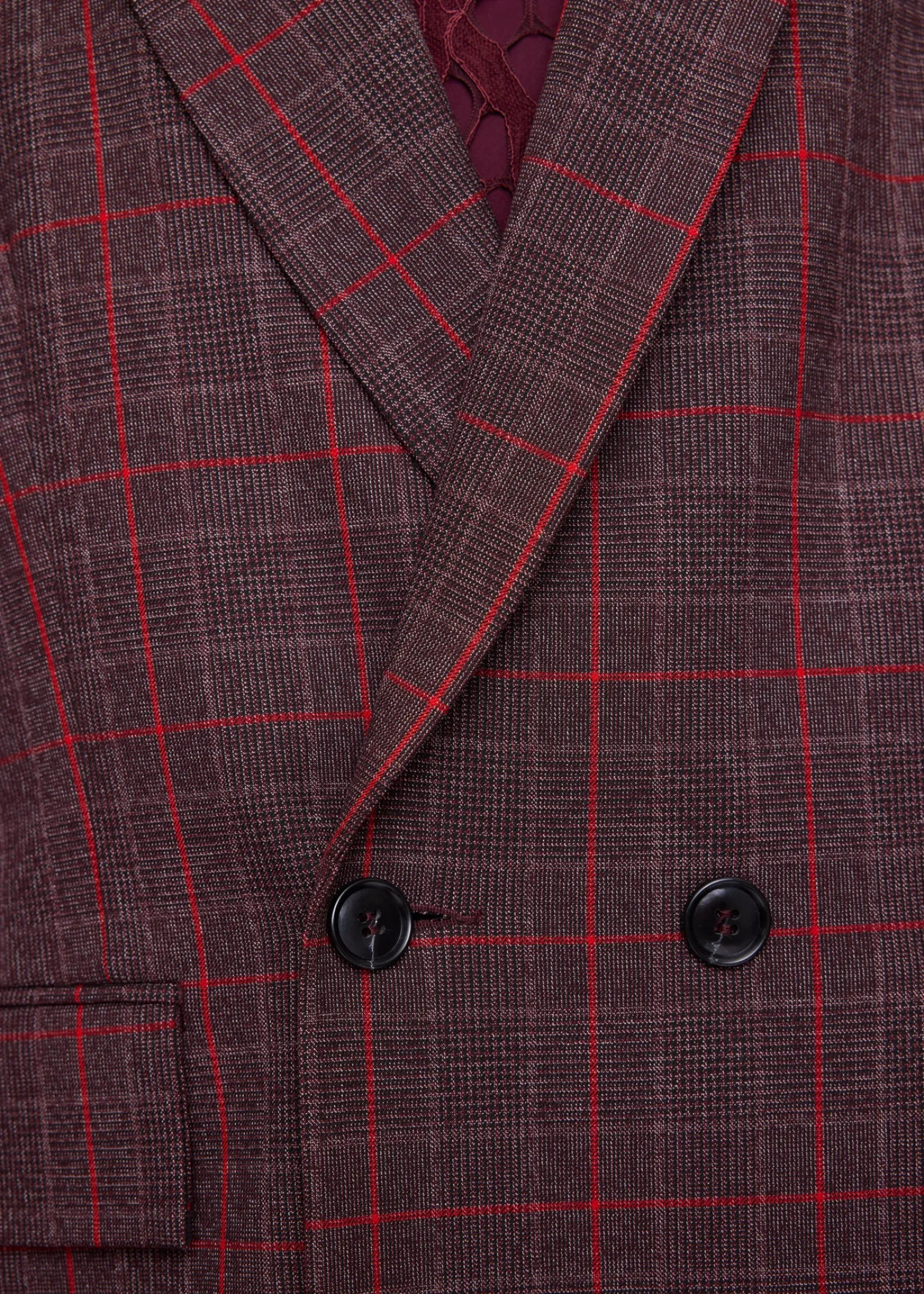Strong checkered blazer
