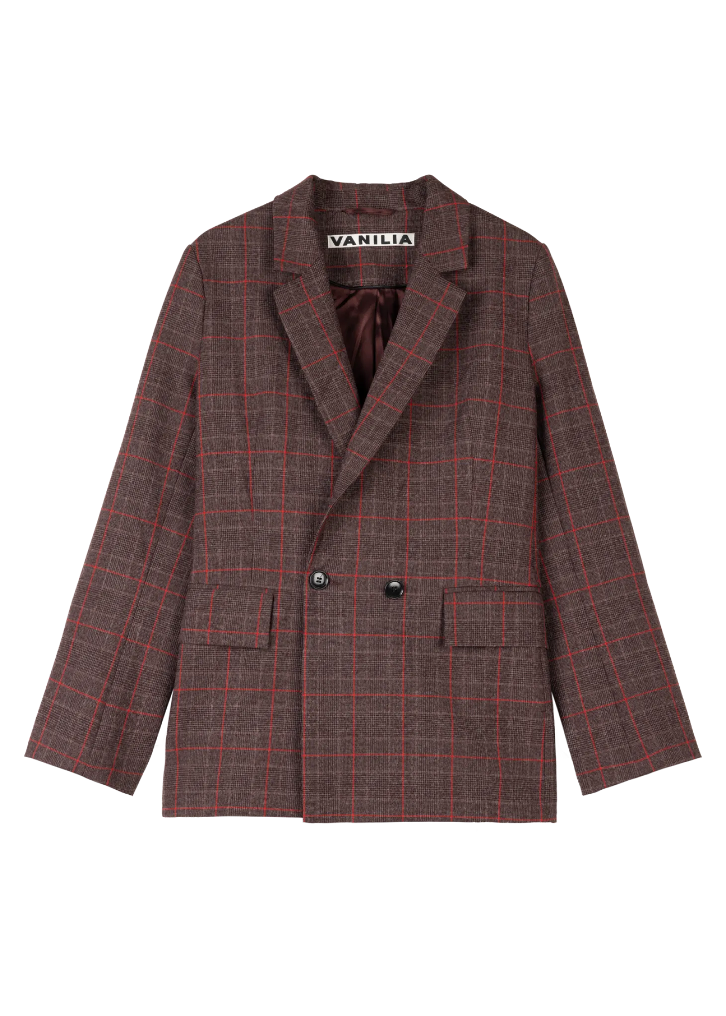 Strong checkered blazer