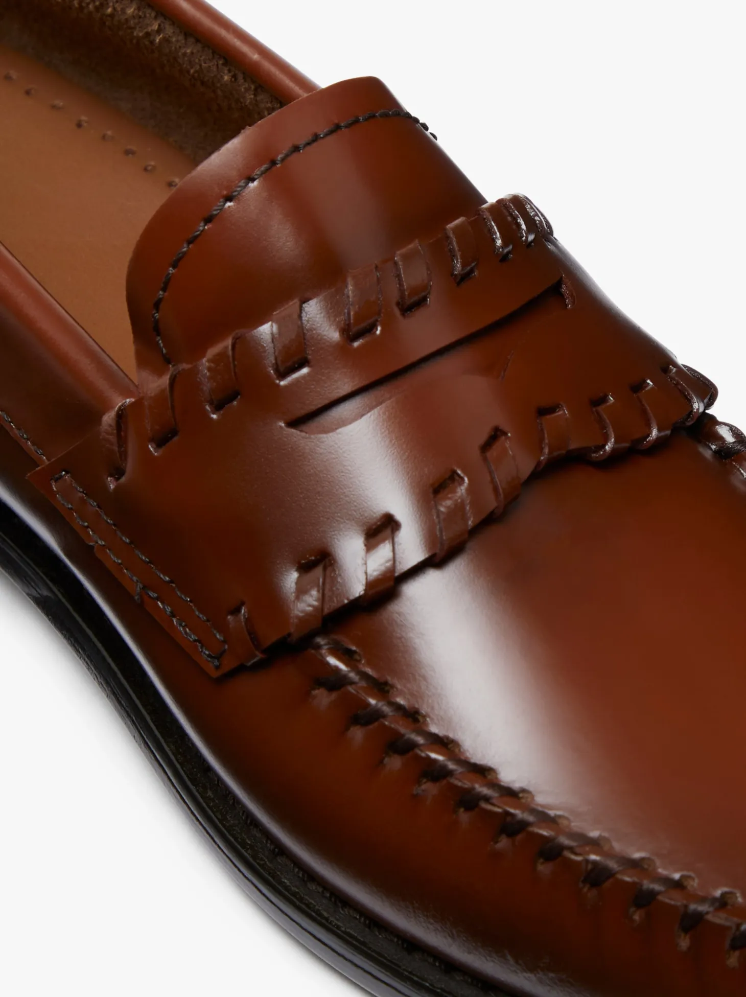 Sturdy sole leather loafer