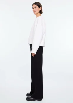 Tailored rib trousers