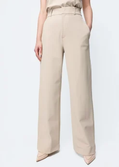 Tailored twill broek