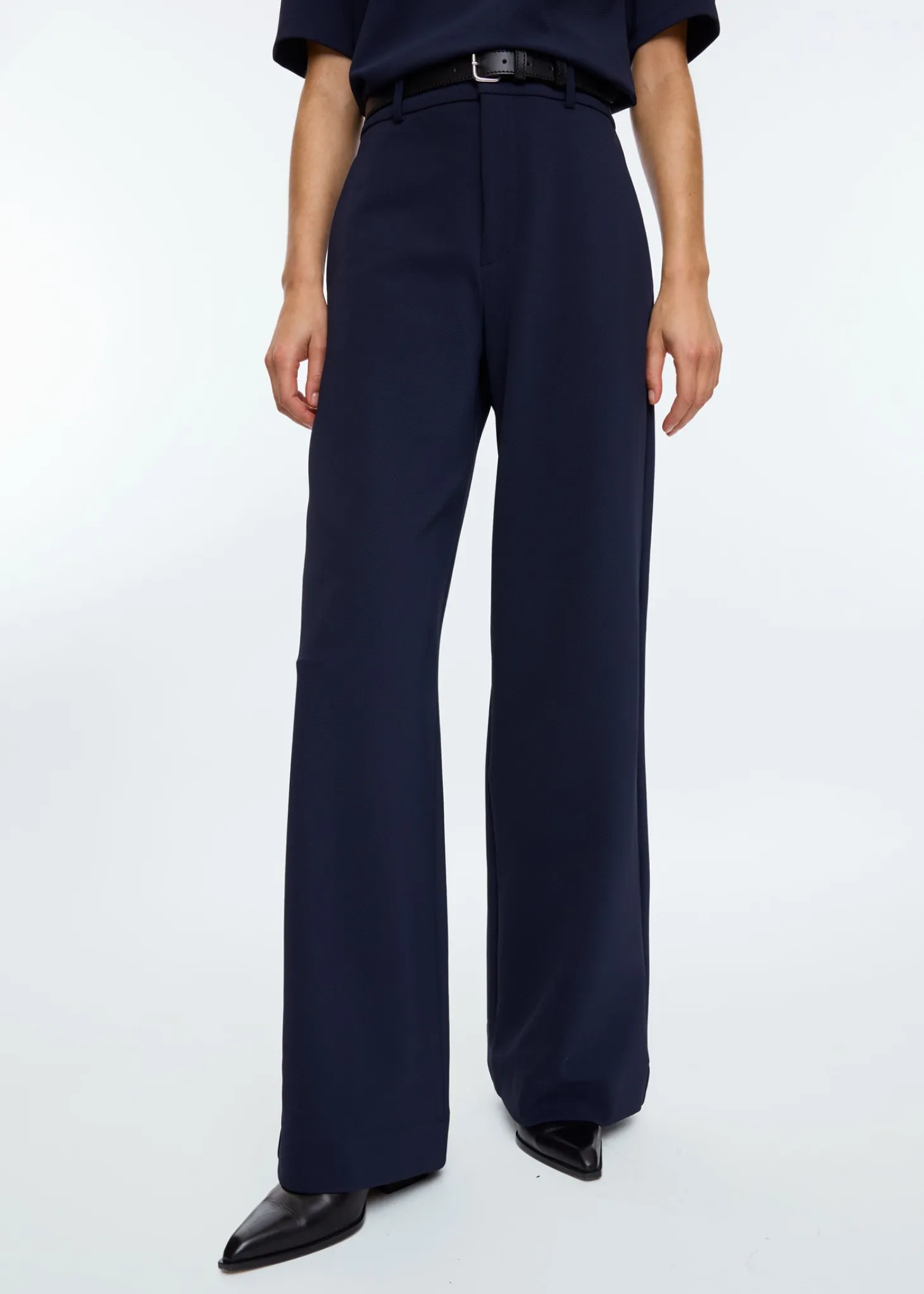 Tailored twill broek