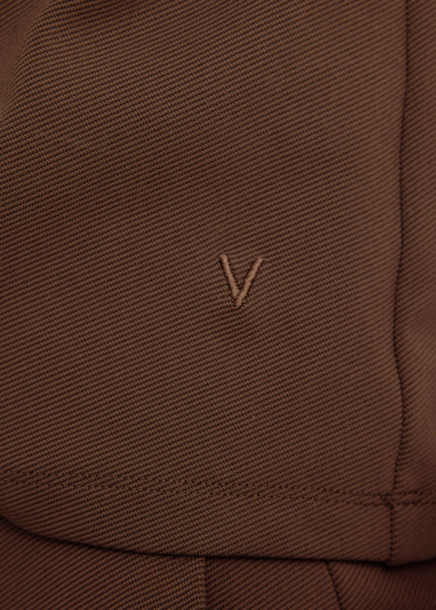 Tailored twill broek